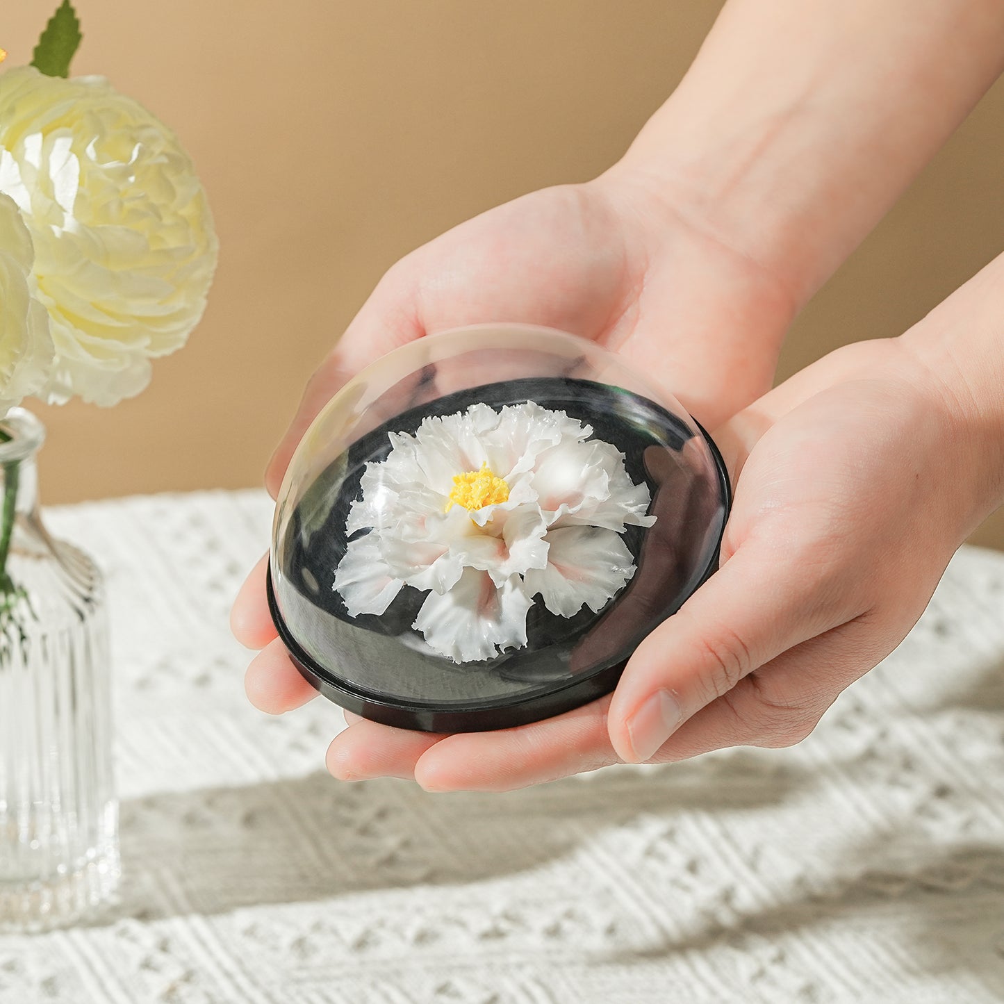 Handmade Ceramic Peony Diffuser