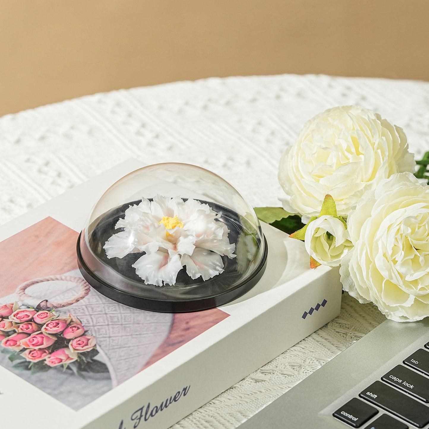 Handmade Ceramic Peony Diffuser